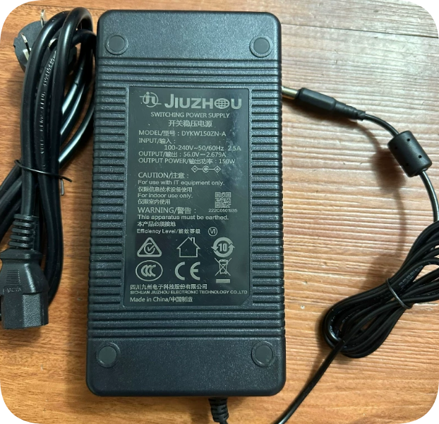 *Brand NEW*Jiuzhou DYKW150ZN-A Switching Power Supply Adapter 56.0V 2.679A 150W, DC Round Barrel Plug Power Su *Brand NEW*Jiuzhou DYKW150ZN-A Switching Power Supply Adapter 56.0V 2.679A 150W, DC Round Barrel Plug Power Su